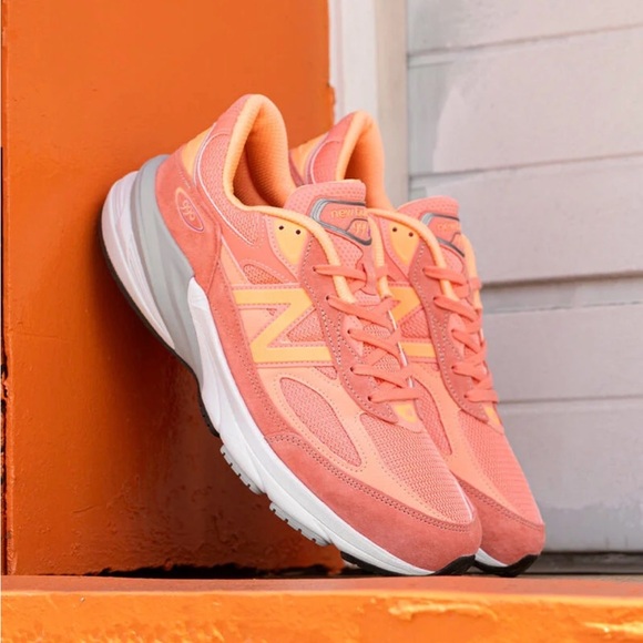 New Balance Other - New Balance 990v6 sneakers, Men’s 11.5 Sunrise Rose Suede MADE in USA